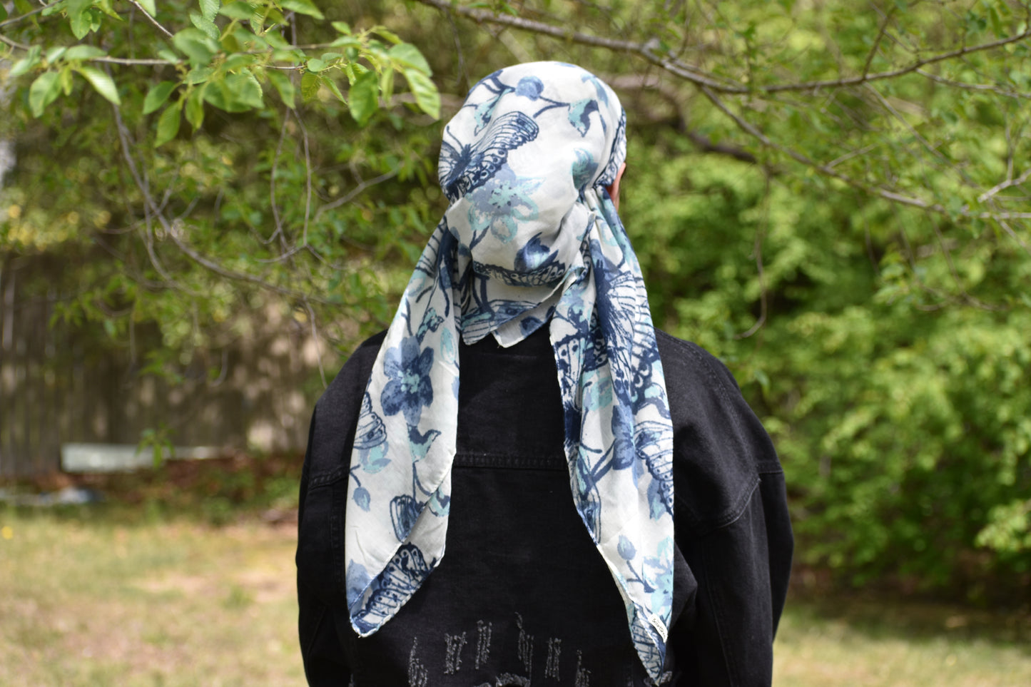 Butterfly Meadow Head Scarf