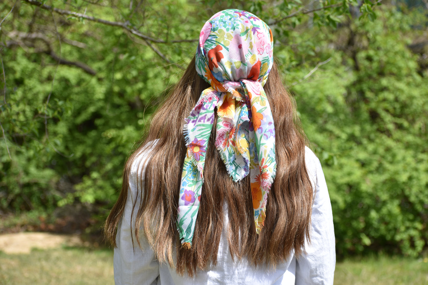 Poppy Head Scarf