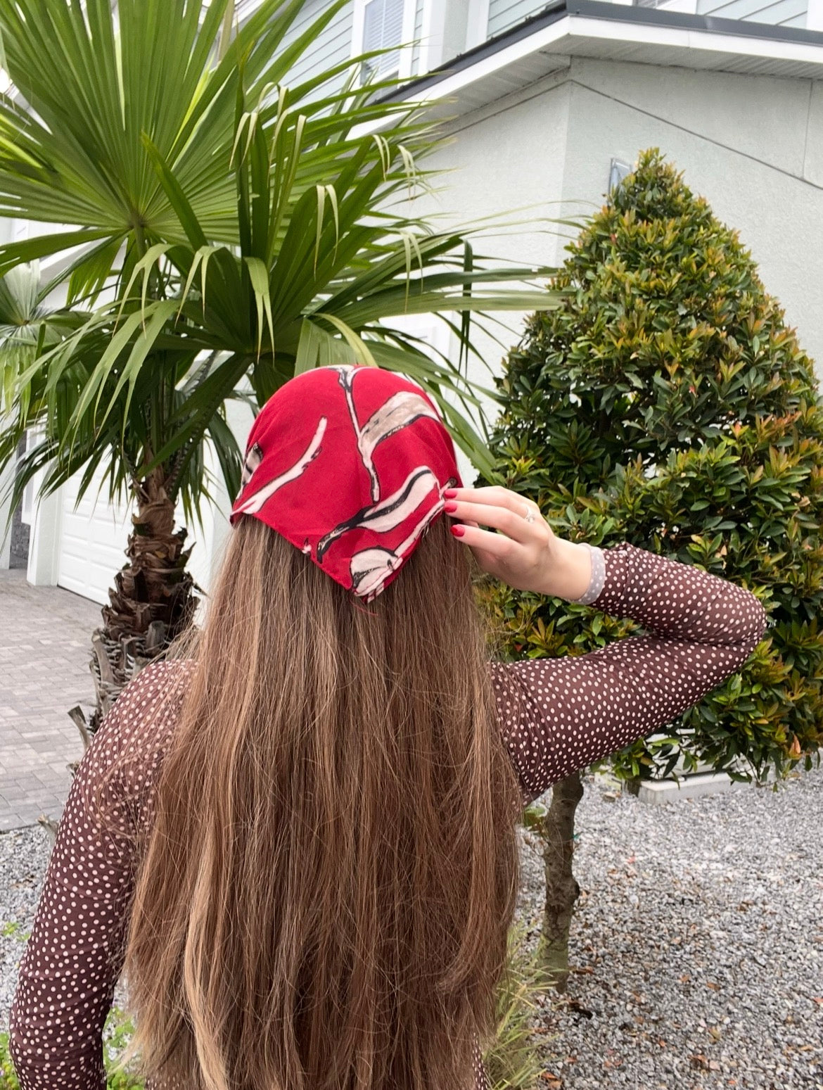 Red Rose Scarf