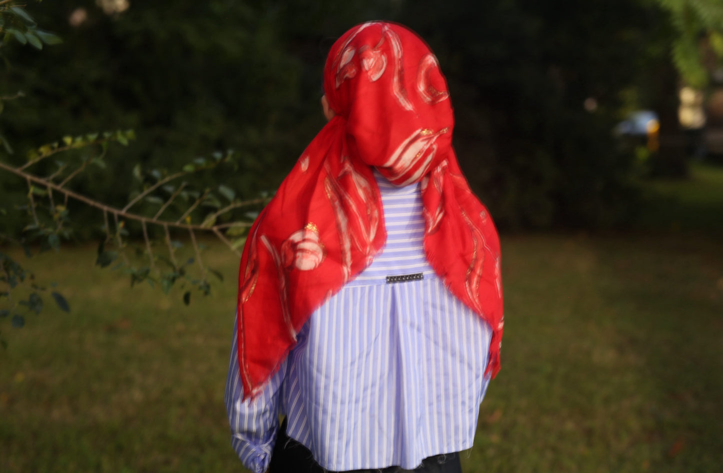 Red Rose Scarf