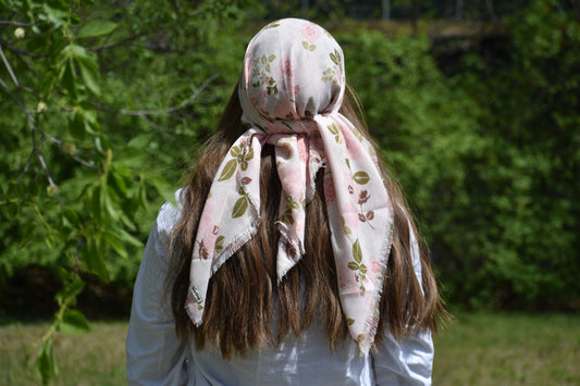 Rose Garden Head Scarf