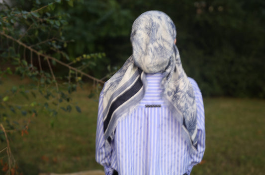 Toile Head Scarf