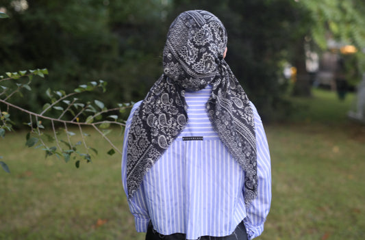 Paisley Scarf Black