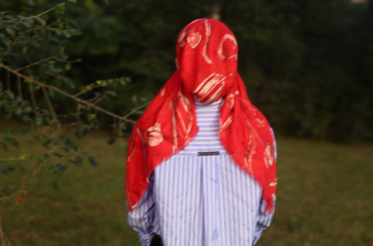 Red Rose Scarf