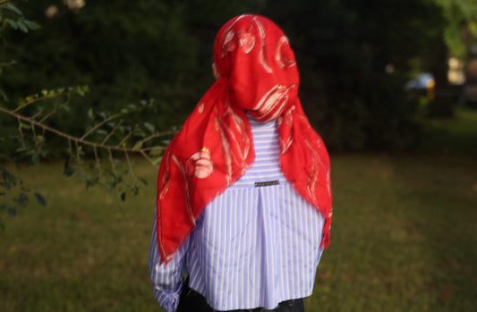 Red Rose Scarf